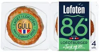 Burger av Torsk & Sei 86%, 500 g