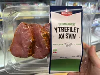 Urtemarinert ytrefilet av svin