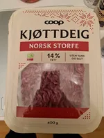 Kjøttdeig storfe, 14% fett