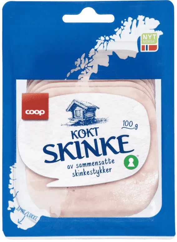 Coop Kokt Skinke 100g