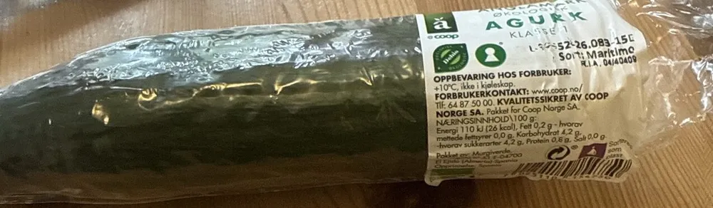Økologisk Agurk