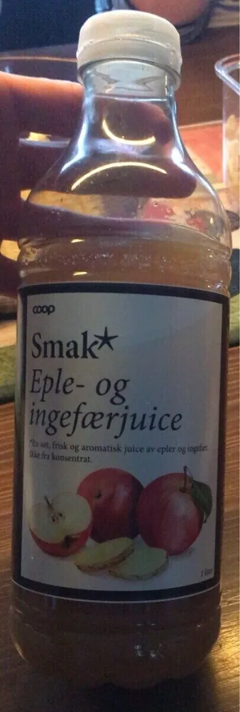 Smak eple og ingefærjuice
