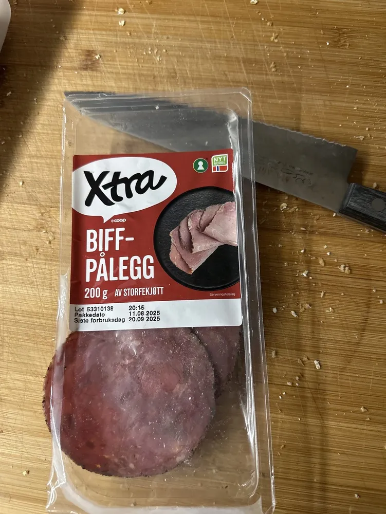 X-tra biffpålegg 200g