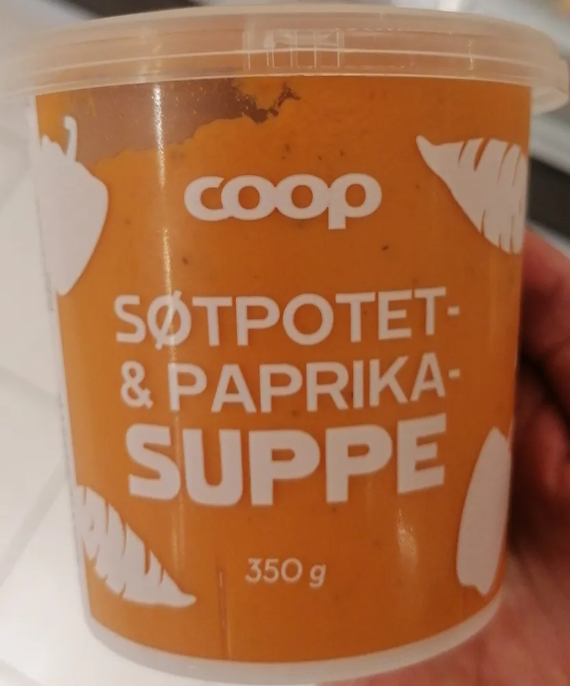 Søtpotet og paprika suppe
