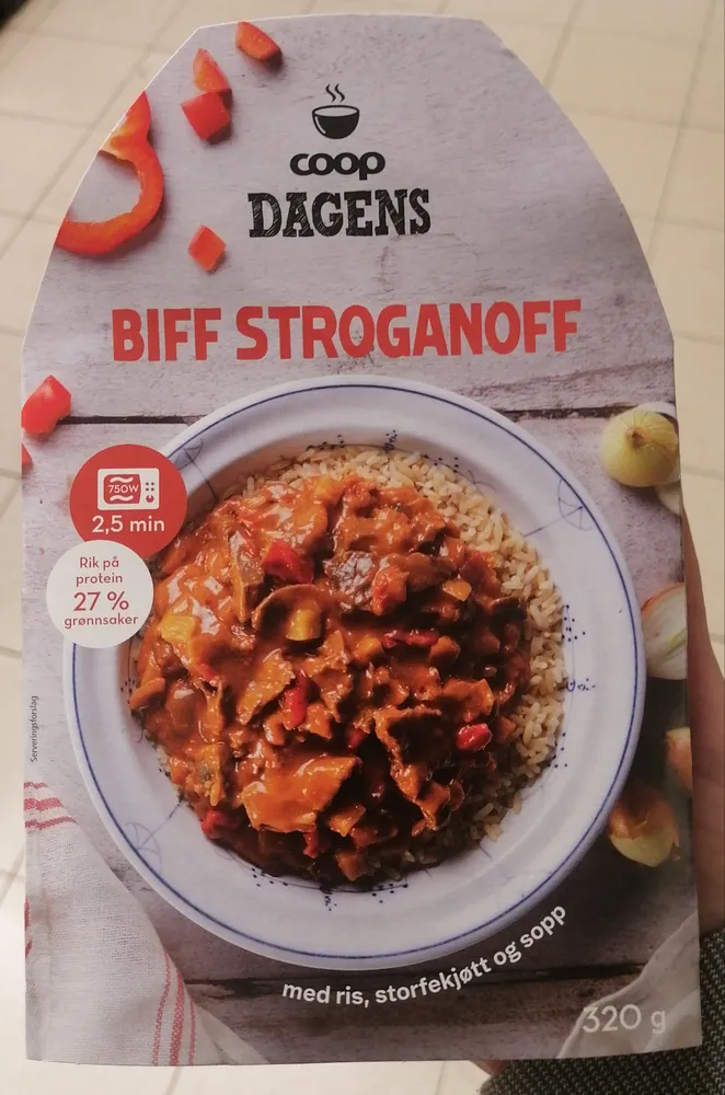 Dagens Biff Stroganoff