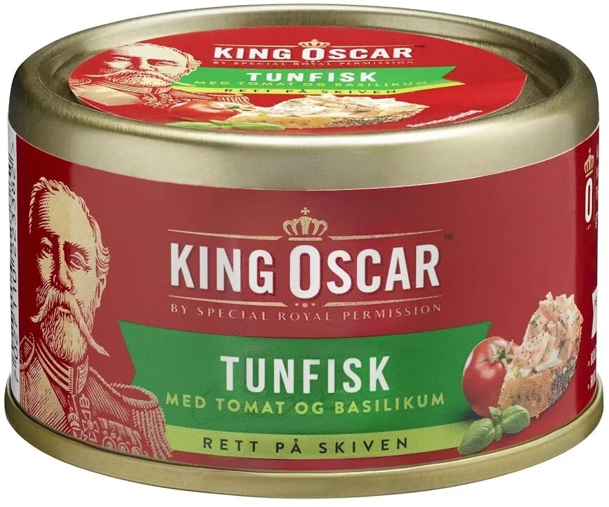 Tunfisk med tomat og basilikum