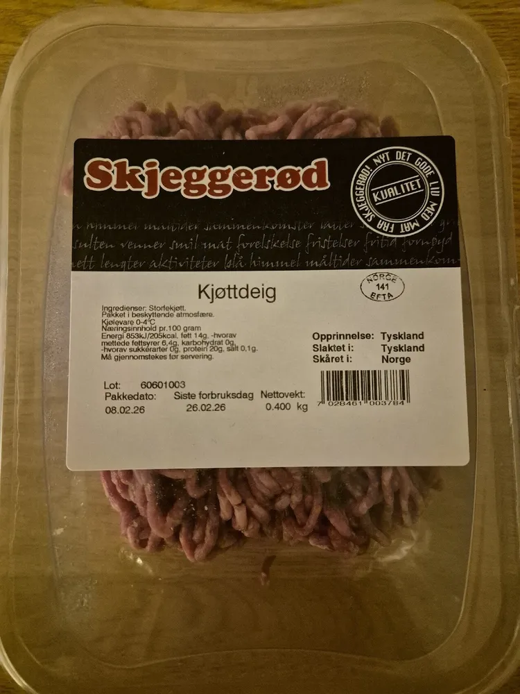 Kjøttdeig