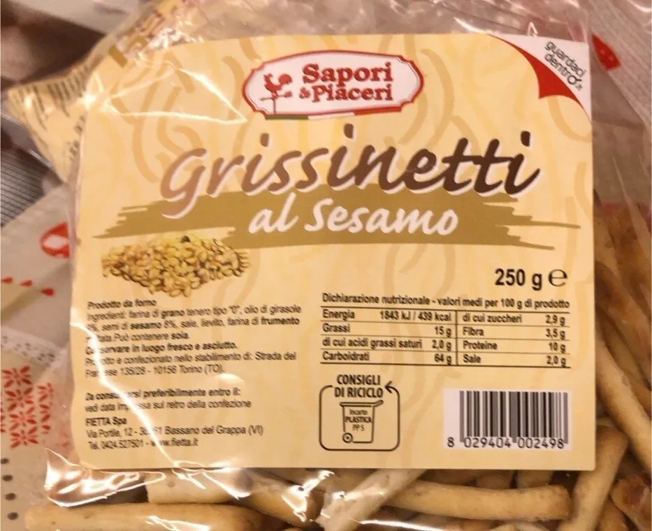 Grissinetti al sesamo