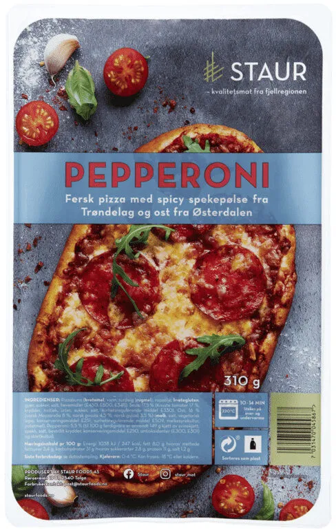 Staur Pizza med Pepperoni 310g
