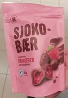 Frysetørkede Bringebær Med Melkesjokolade