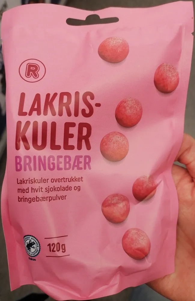 Lakriskuler Bringebær