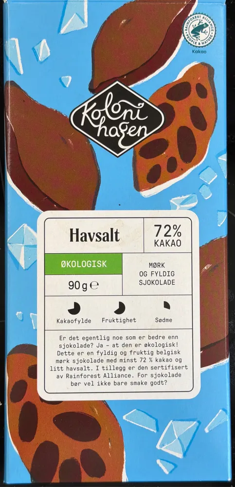 Mørk sjokolade med havsalt
