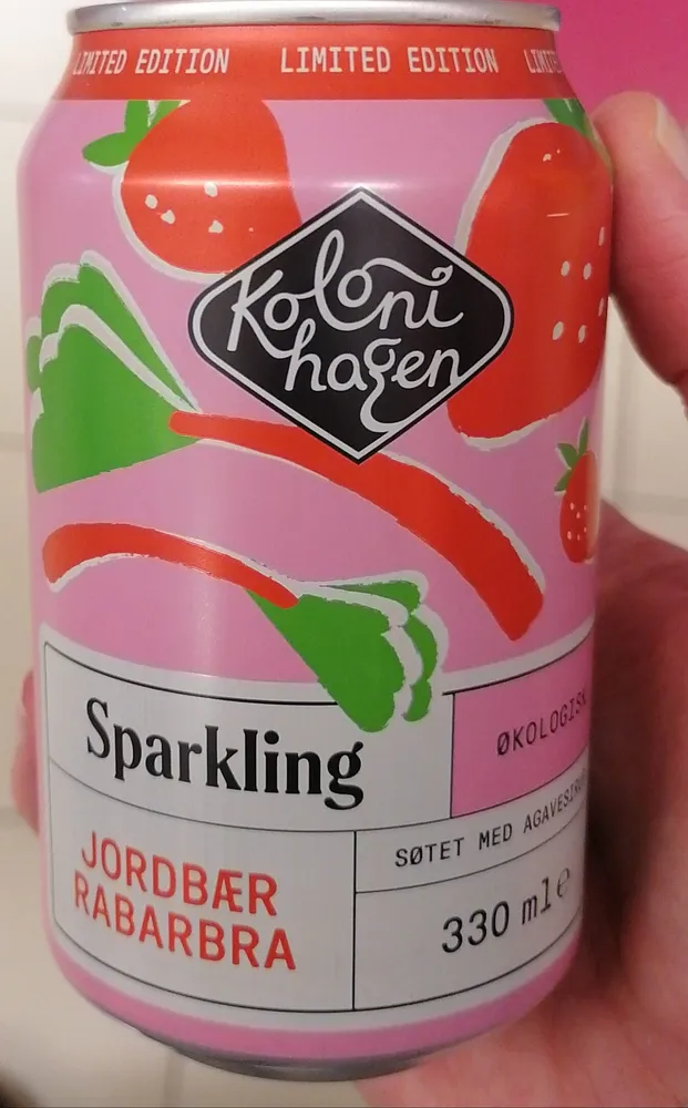 Sparkling Jordbær Rabarbra