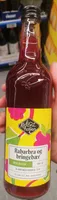 Økologisk Rabarbra og Bringebær saft