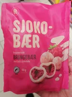 Sjokobær Bringebær Hvit Sjokolade