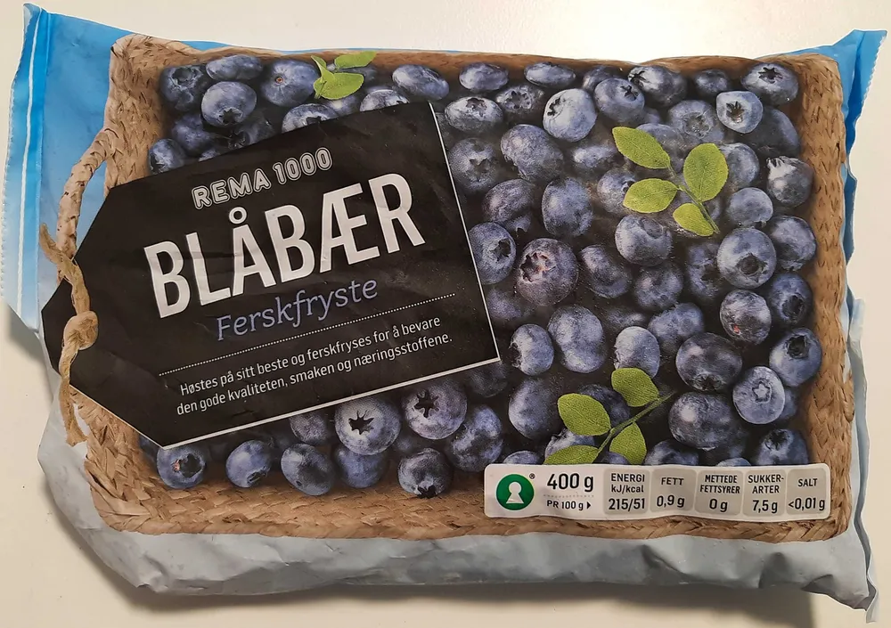 Blåbær Ferskfryste