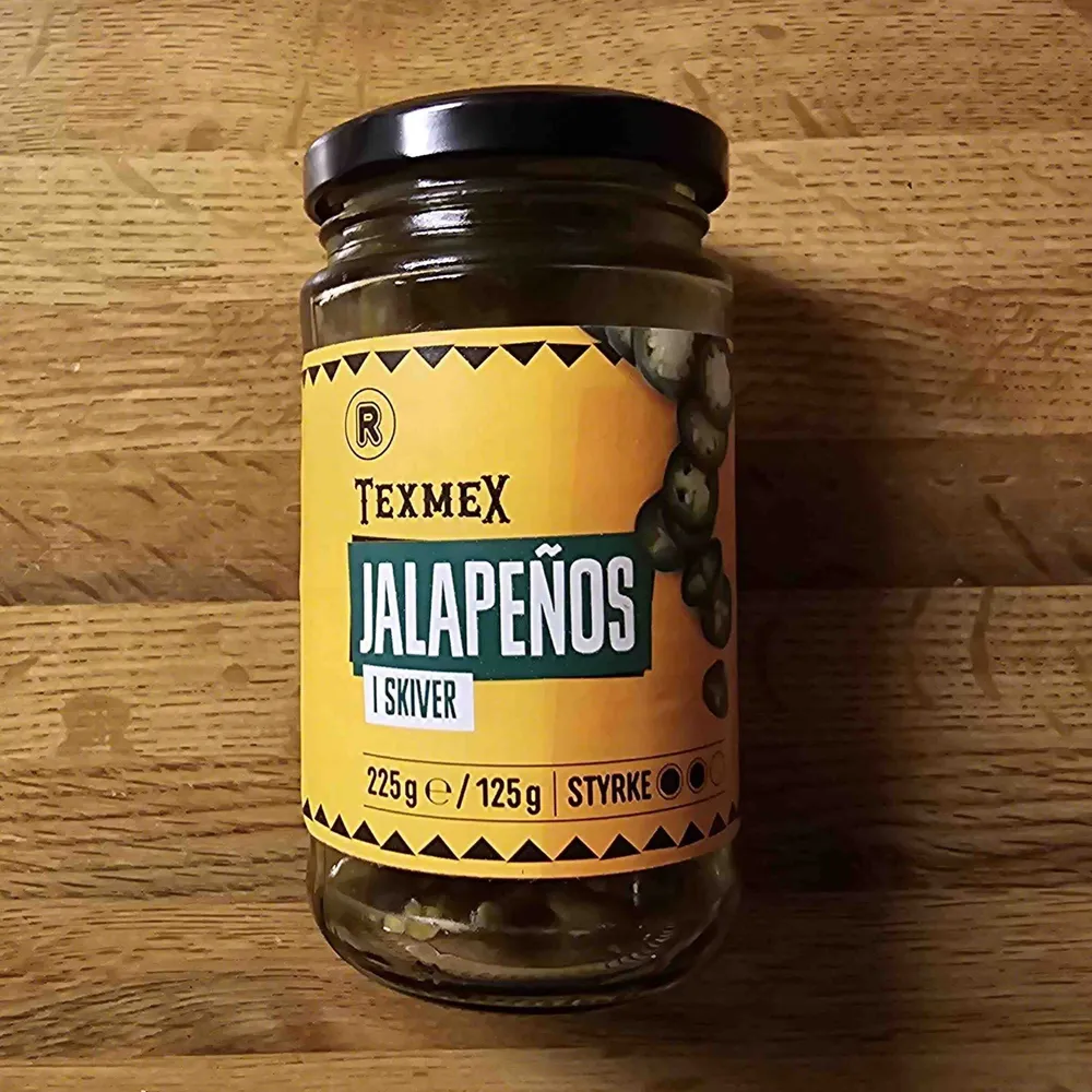 Jalapeños i skiver