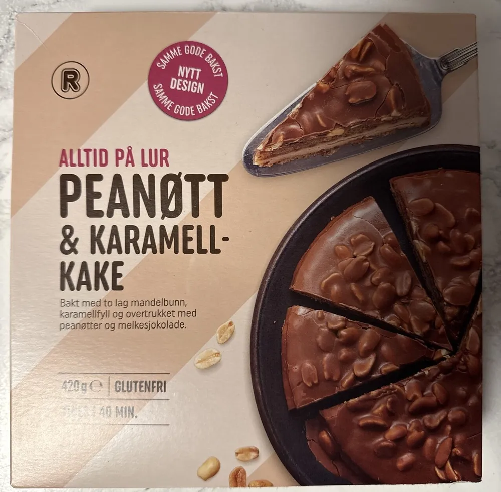 Peanøtt & Karamell-kake