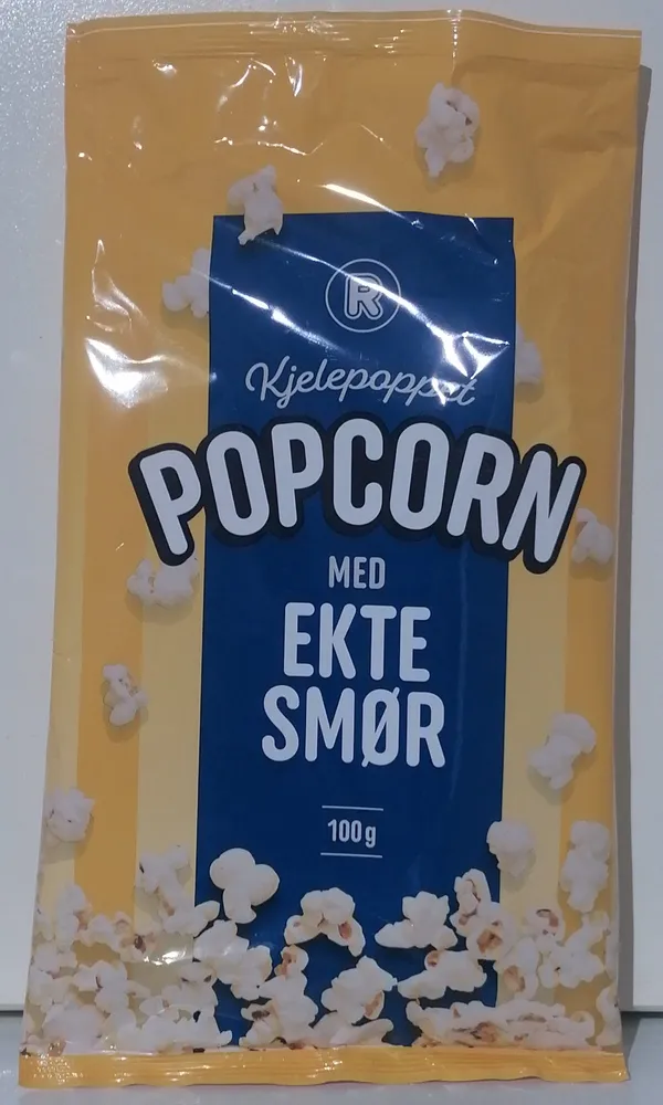 Kjelepoppet Popcorn med smør