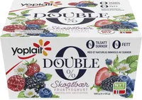 Yoplait 00% Skogsbær 4x125g