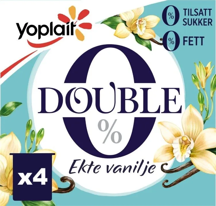 Double 0 vanilje yoghurt