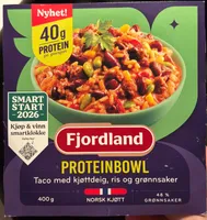 Proteinbowl - Taco med kjøttdeig, ris og grønnsaker