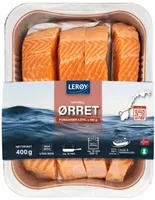 Ørret Porsjoner m/Skinn 4x100g Lerøy
