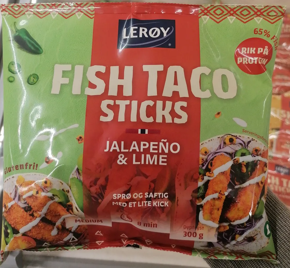 Fish Tacos Sticks Jalapeño & Lime