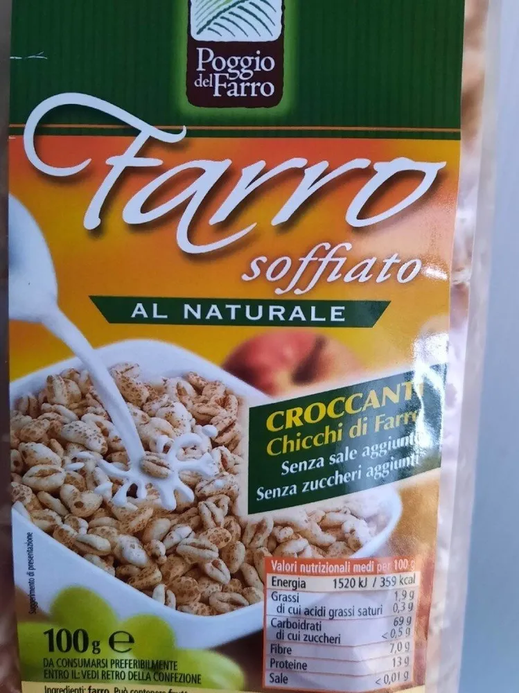 Farro Soffiato al naturale