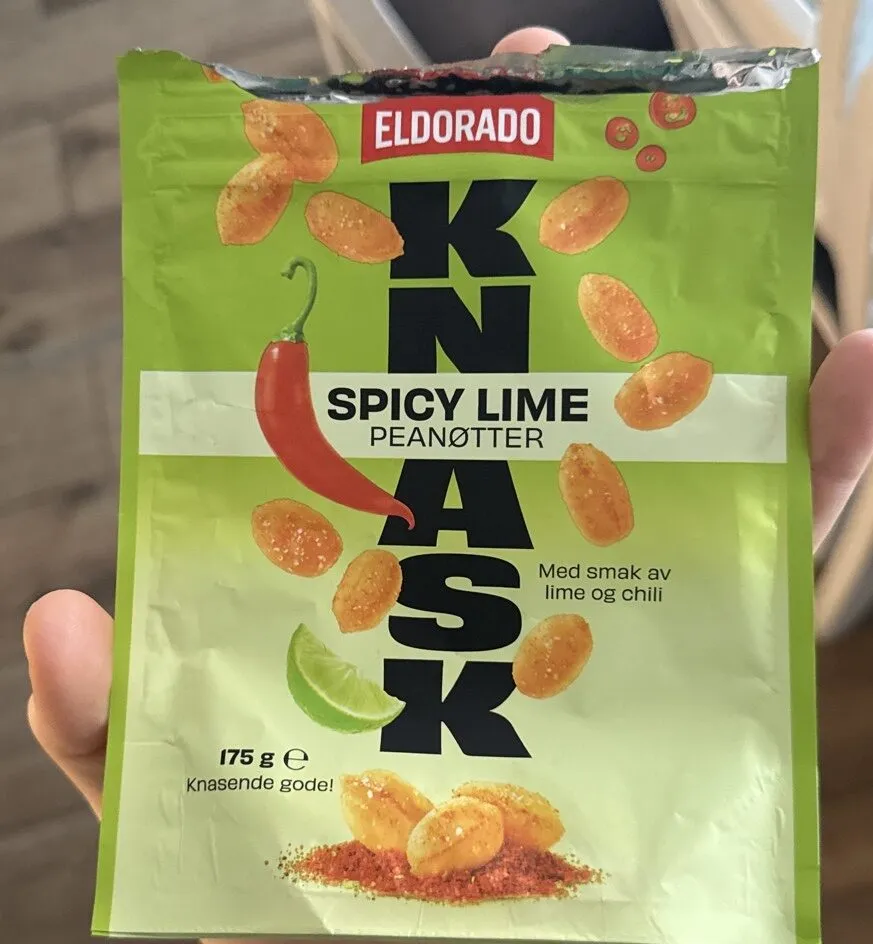 Spicy Lime Peanøtter