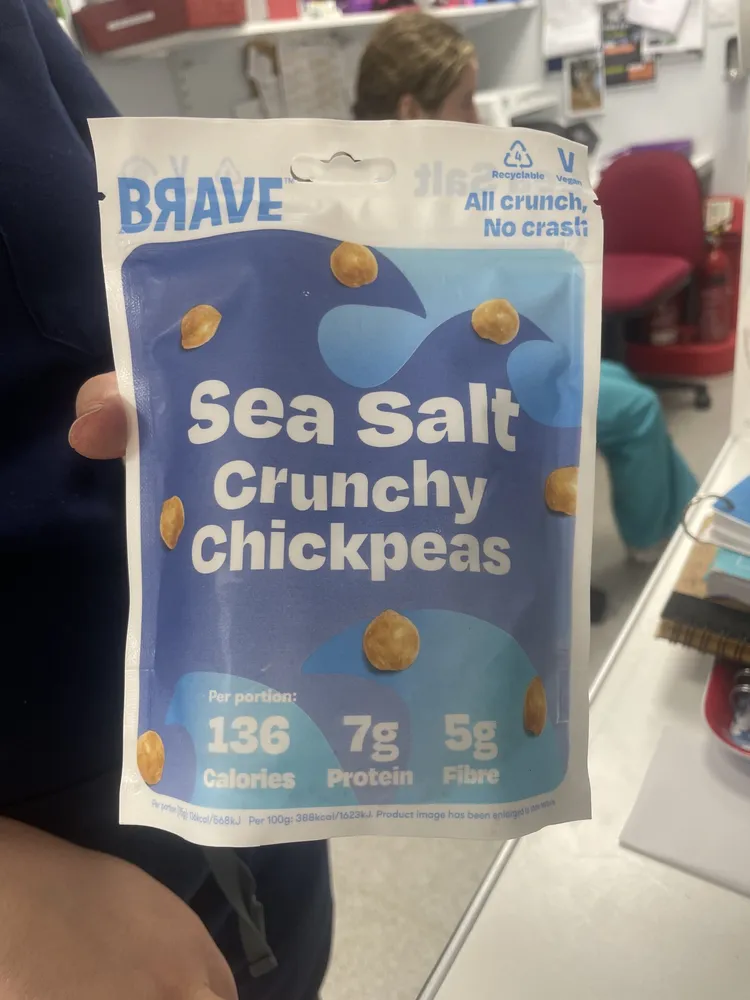 Sea Salt Crunchy Chickpeas