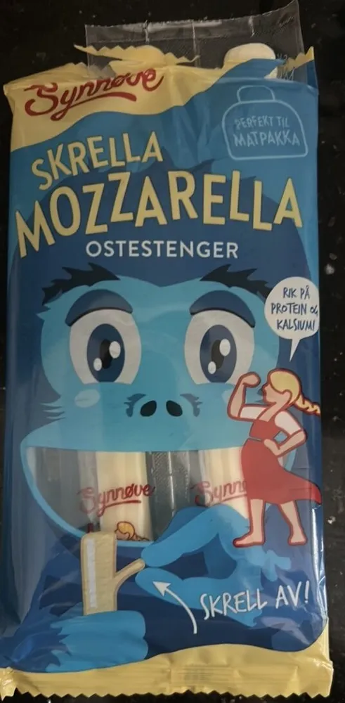 Skrella Mozzarella Ostestenger