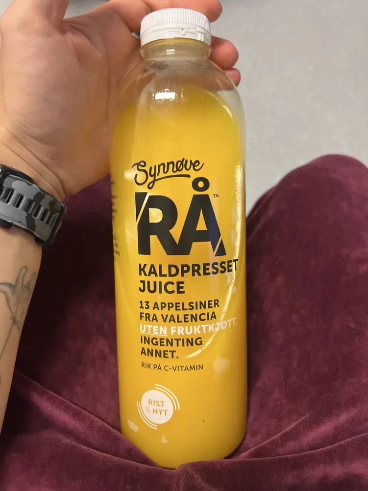 Rå kaldpresset juice