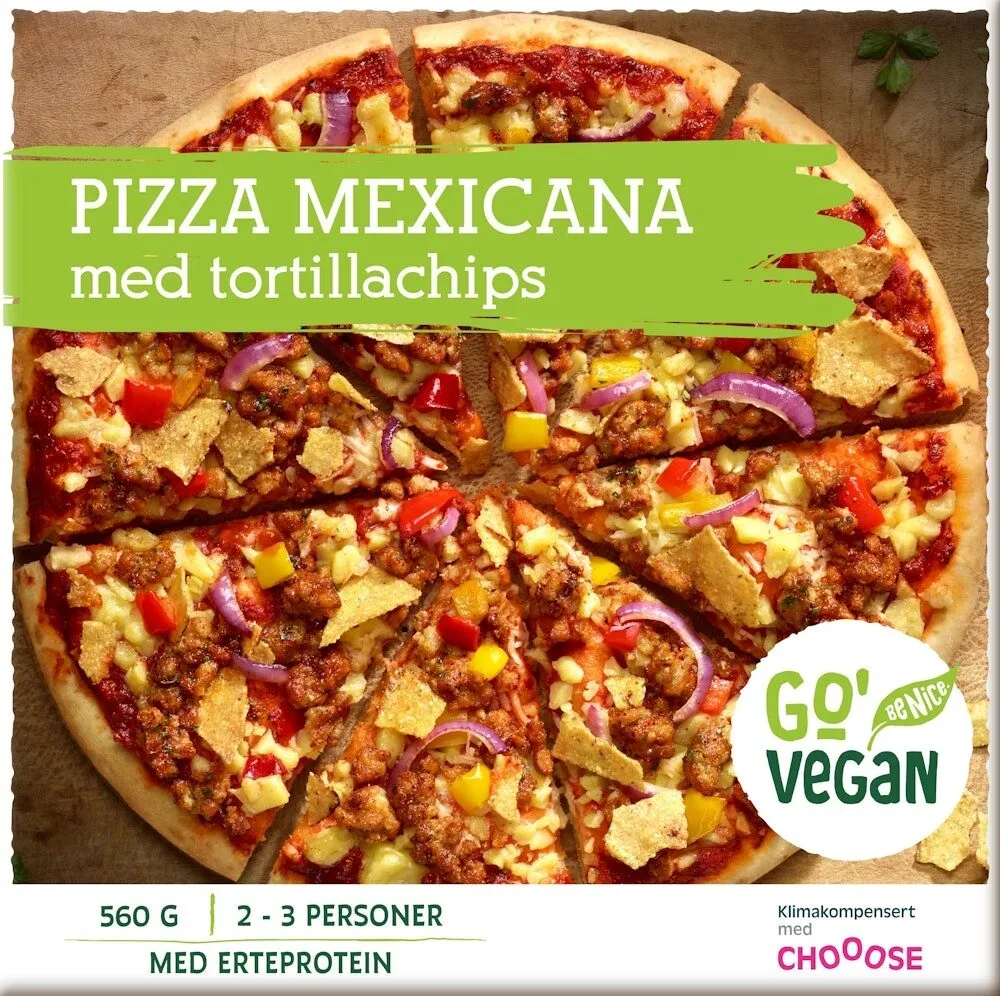 Plantebasert Pizza Mexican 560 g