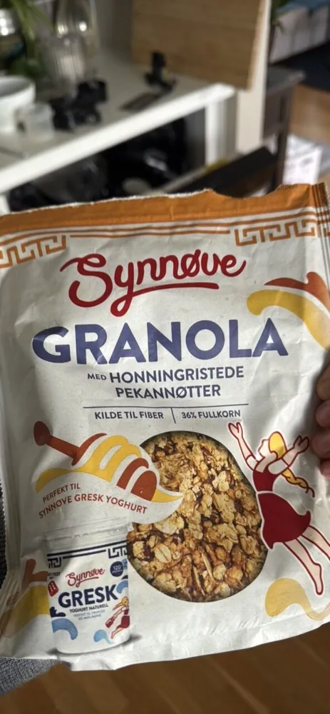 Granola med honningristede pekannøtter