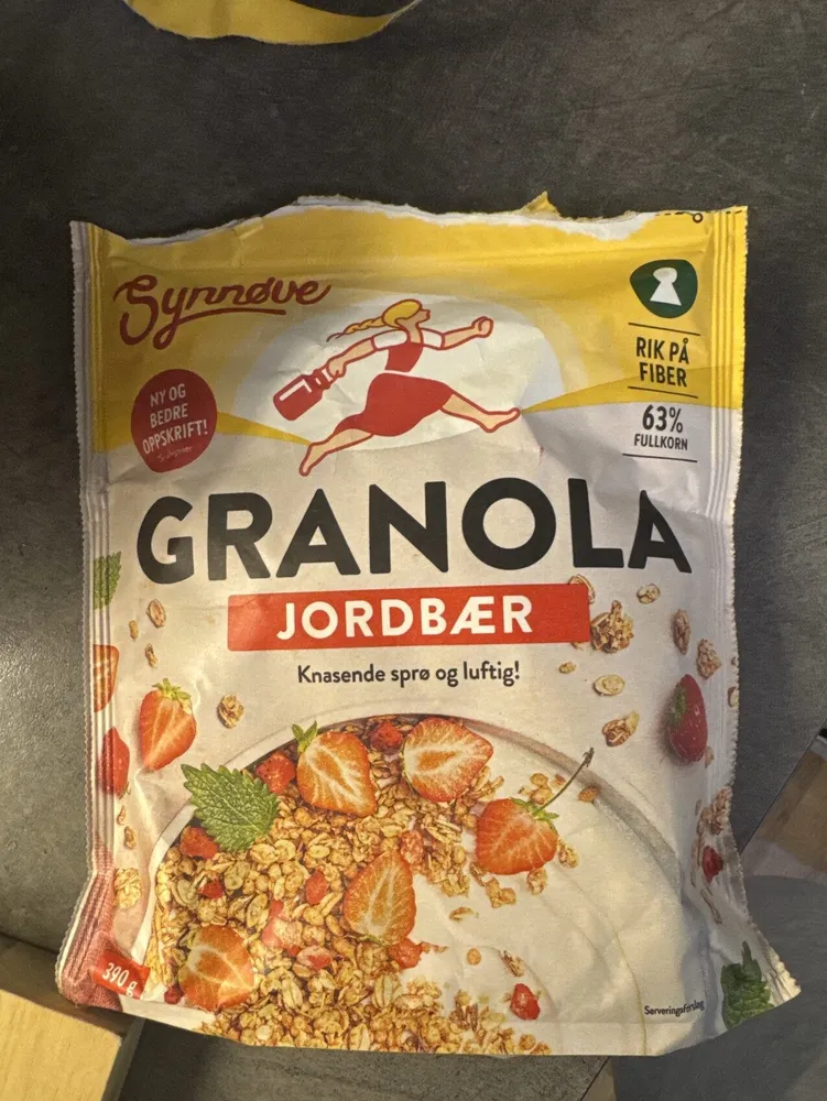 Granola Jordbær