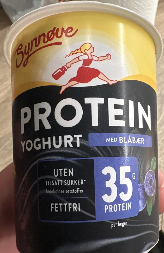 Protein Yoghurt Blåbær