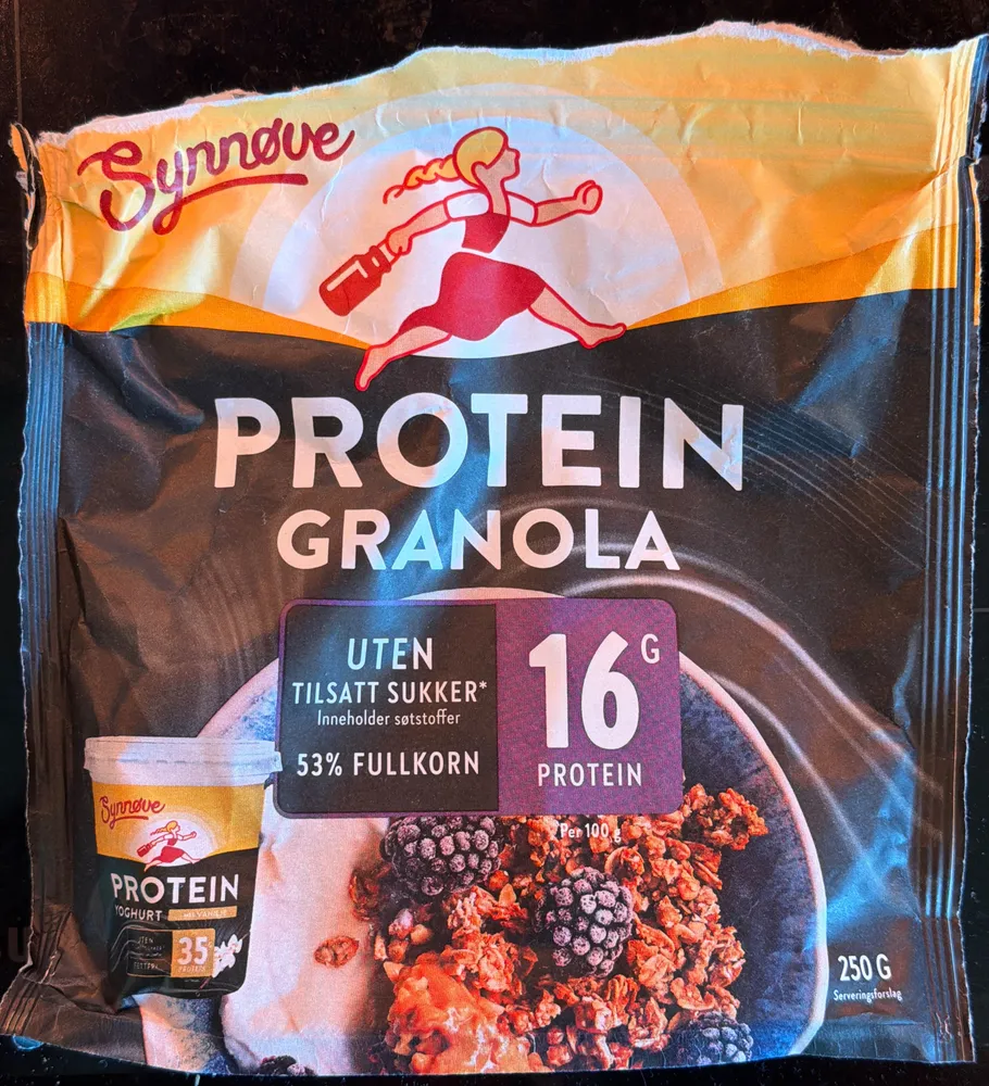 Protein granola uten tilsatt sukker