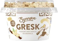Gresk Yoghurt med Vanilje og Granola