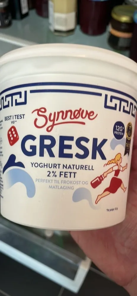 Gresk yogurt Naturell 2% Fett