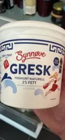 Gresk yogurt Naturell 2% Fett