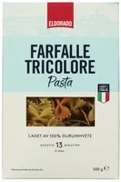 Farfalle tricolore pasta