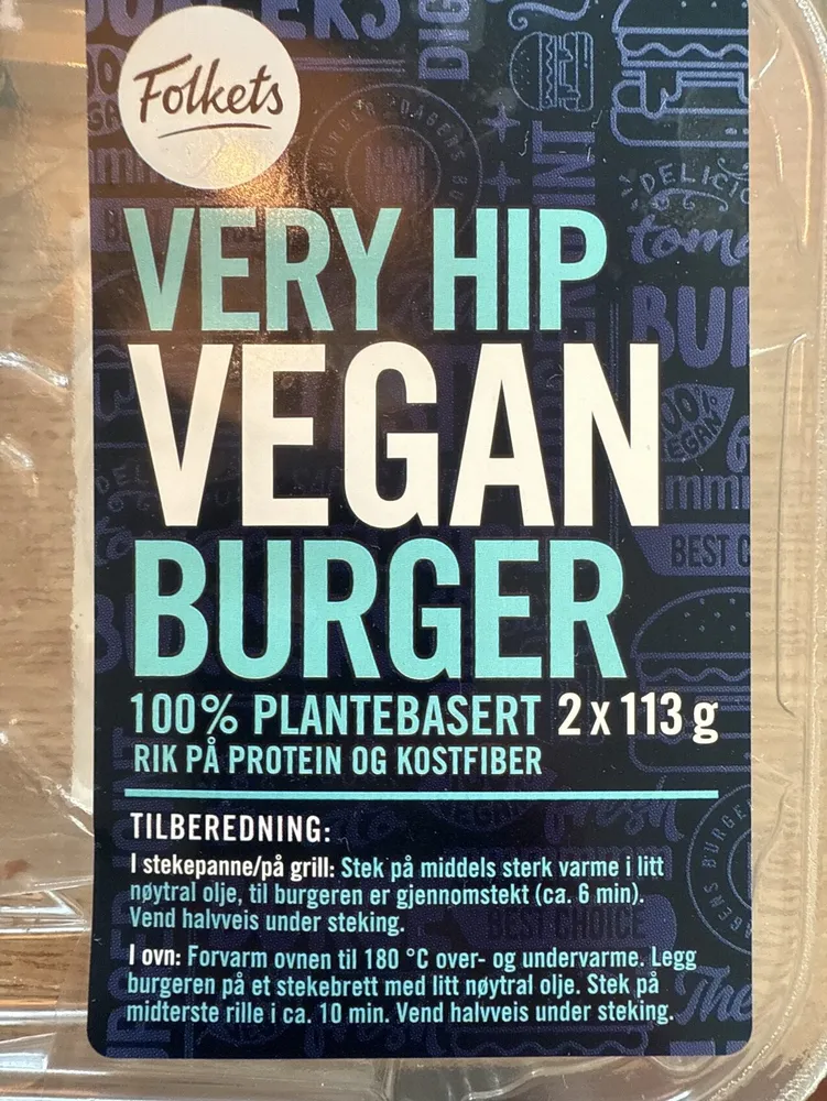 Vegansk Burger