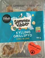 Kylling Grillspyd Chili & Lime