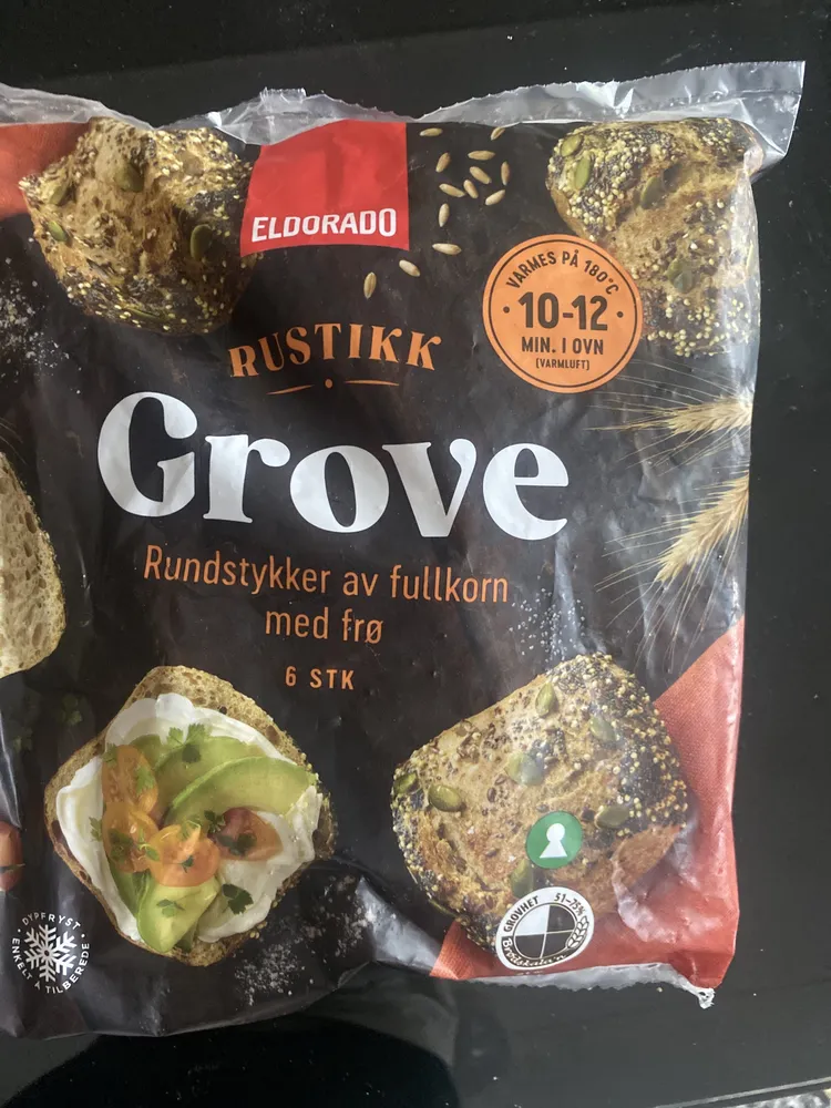 Rustikk grove rundstykker