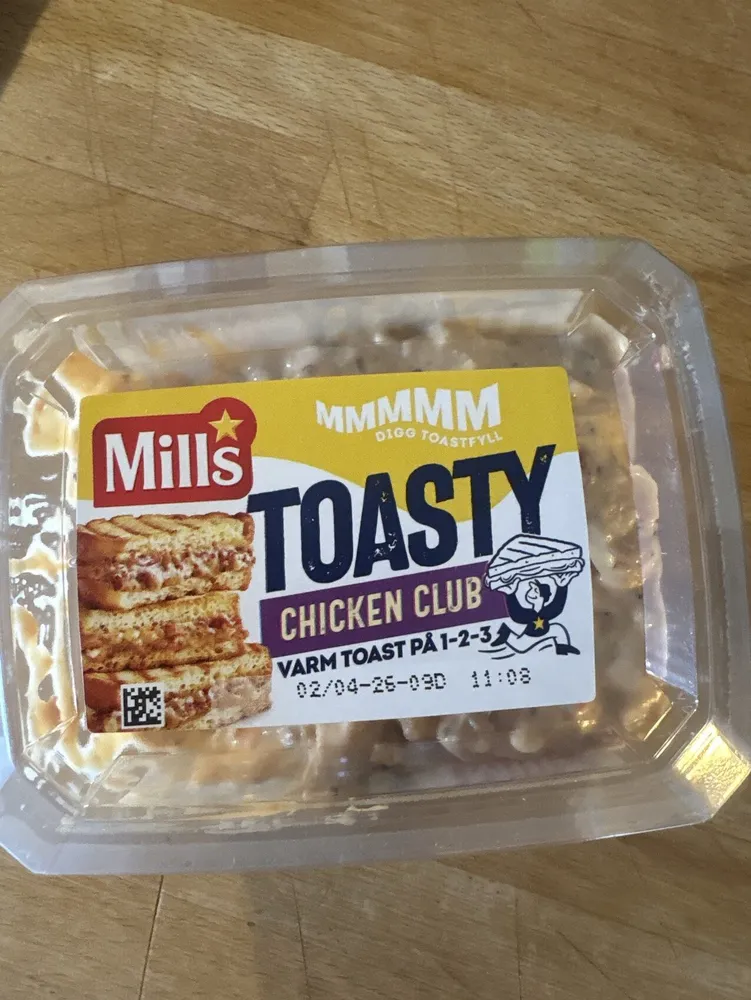 Toasty chicken club