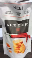 Rice chips sweet chili