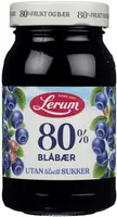 Blåbærsyltetøy 80%