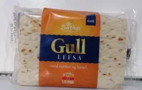 Gull Lefsa med sukker og kanel
