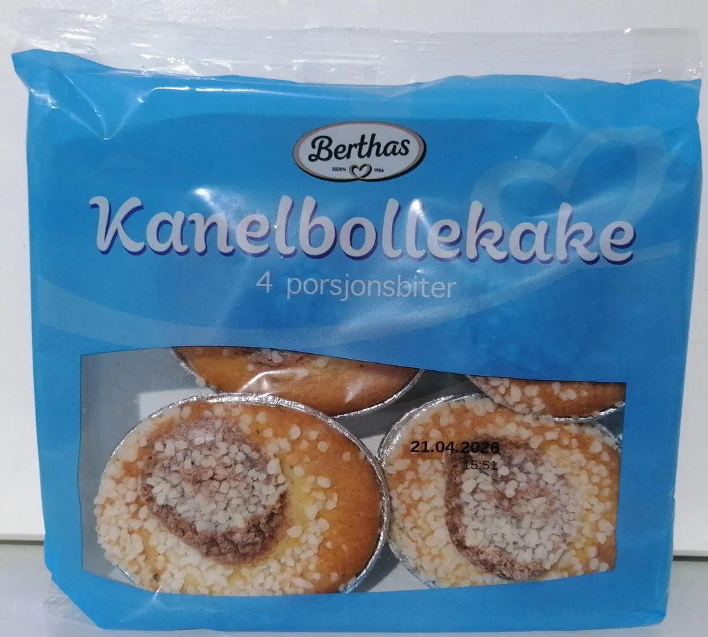 Kanelbollekake 4 porsjonsbiter